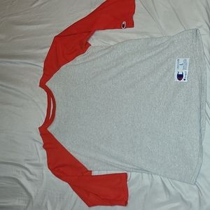 Champion - Raglan Baseball T-Shirt - Large